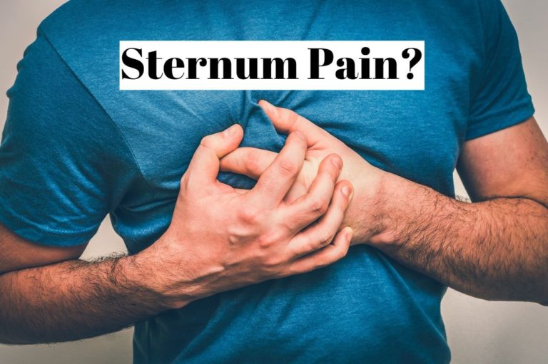 Sternum pain when touched meaning?