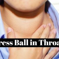 How to remove the stress ball in the throat?
