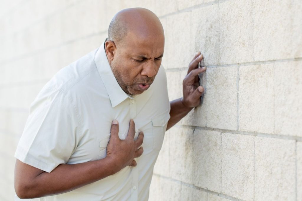 Respiratory failure and intense shortness of breath