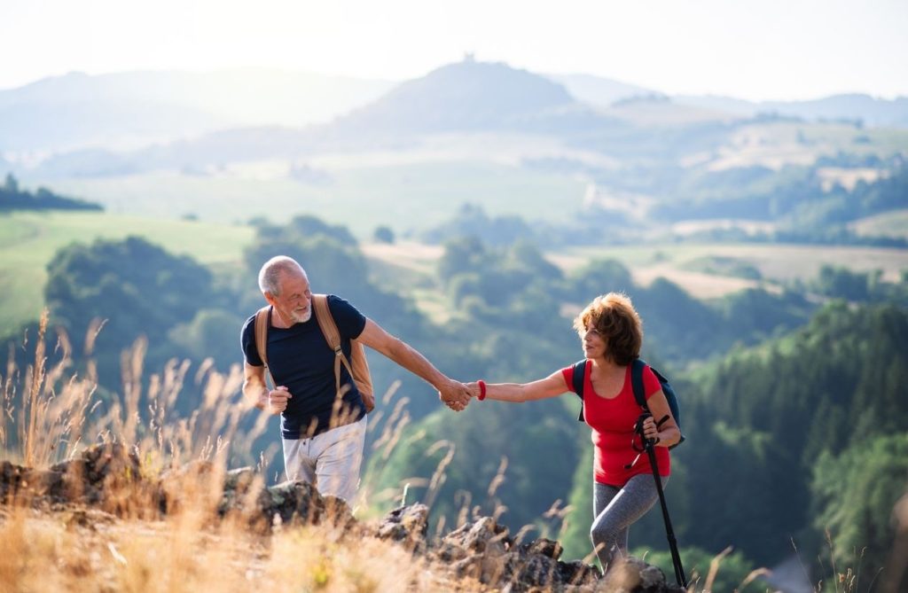 Shortness of breath at altitude in the mountains