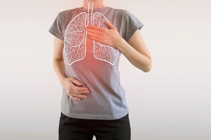 Reverse paradoxical breathing